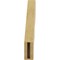 Ekena Millwork 3-inch W x 16-inch D x 22-inch H Ridgewood Rough Cedar Woodgrain TimberThane Knee Brace, Primed BRCUR03X16X22RIDRCPR - alternate 4